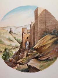 Torre del Banos from the city c15th century